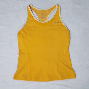 Nike Dri-Fit Dark Yellow Racerback Tank Size Small